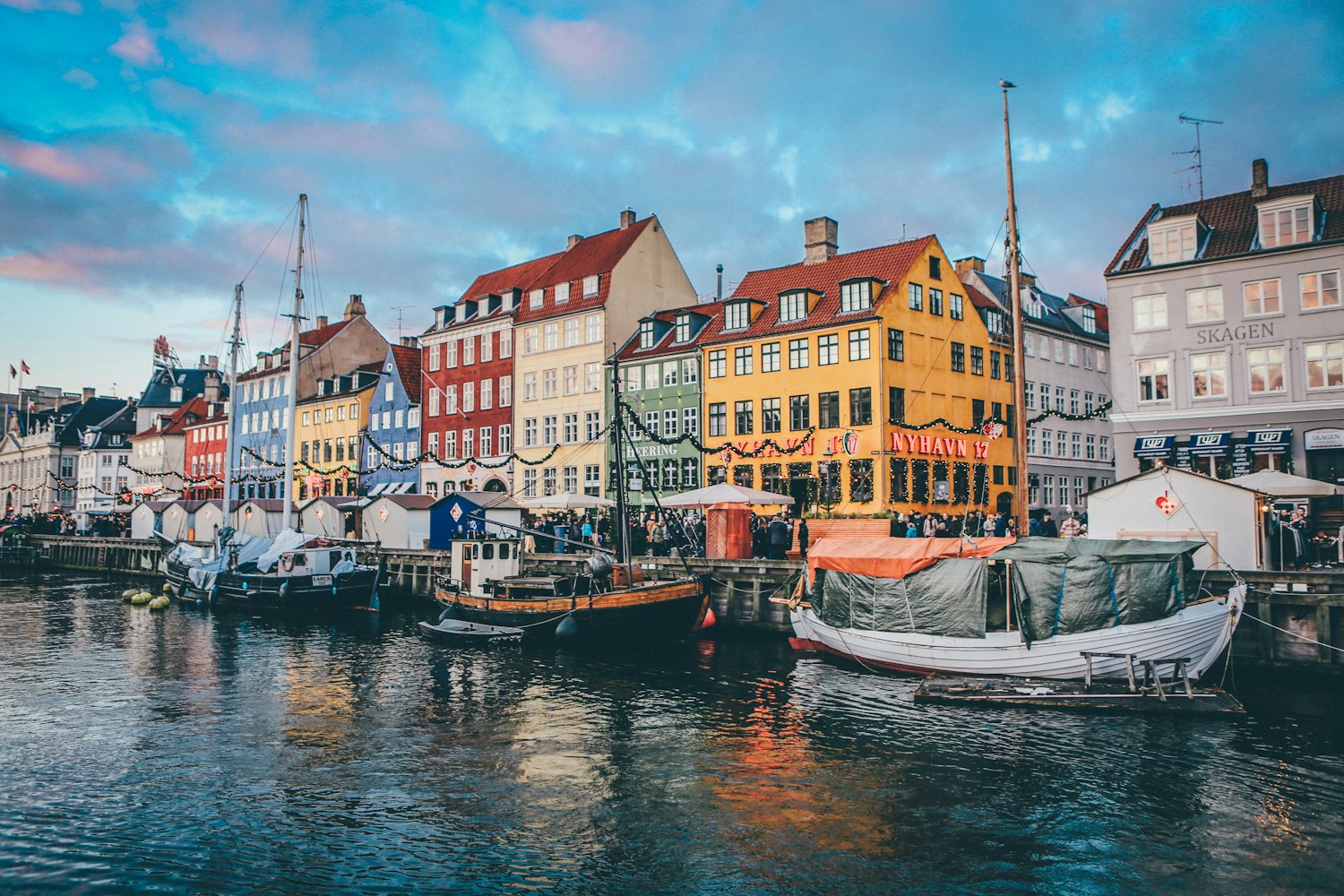 Waterfront district in Copenhagen